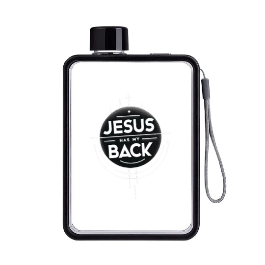 Jesus Has My Back 19 Flat Water Bottles