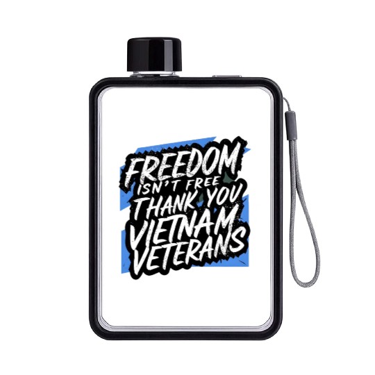 Gratitude Graffiti: Vector Flat Water Bottles Tribute to Vietnam