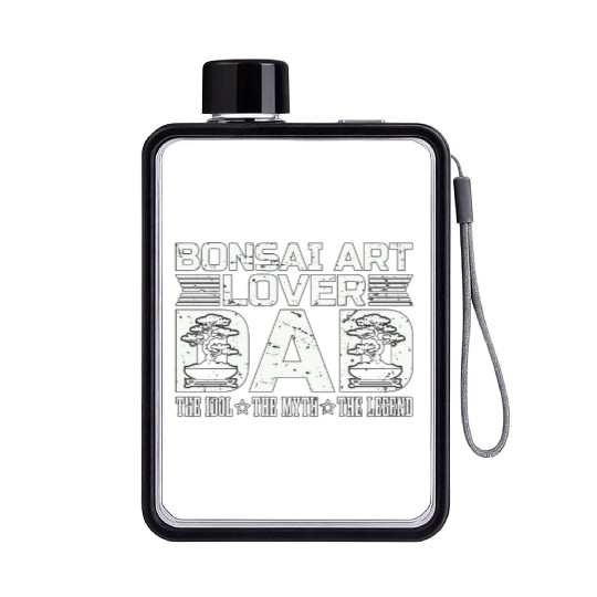 Bonsai Art Lover Dad The Idol The Mini Tree Lover Flat Water Bottles