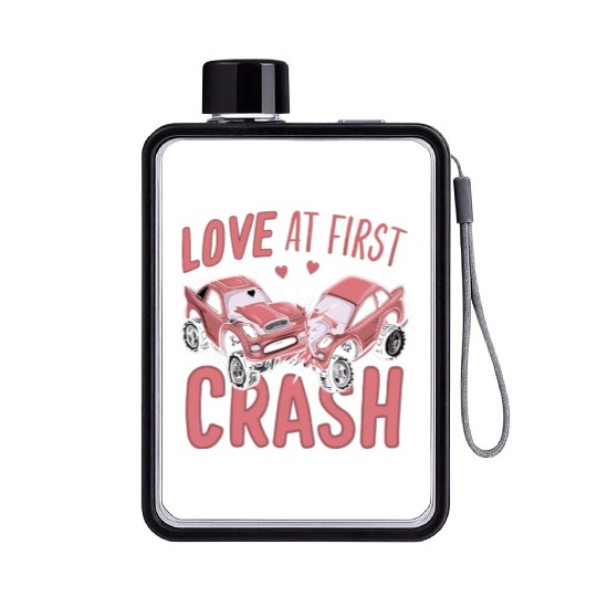 Demo Derby Demolition Derby Demolition Derby Lover Flat Water Bottles