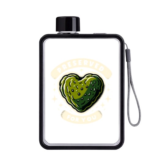 Pickle Lover Funny Pickle Dill pickle Pickled Flat Water Bottles