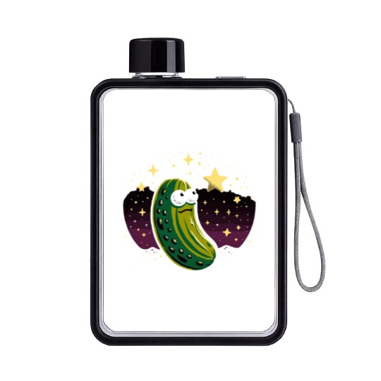Pickle Lover Funny Pickle Dill pickle Pickled Flat Water Bottles