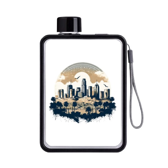 Los Angeles - City of Angels Flat Water Bottles