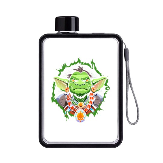 Green Goblin Flat Water Bottles
