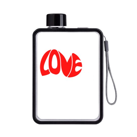 Self-Love Flat Water Bottles - Embrace Yourself