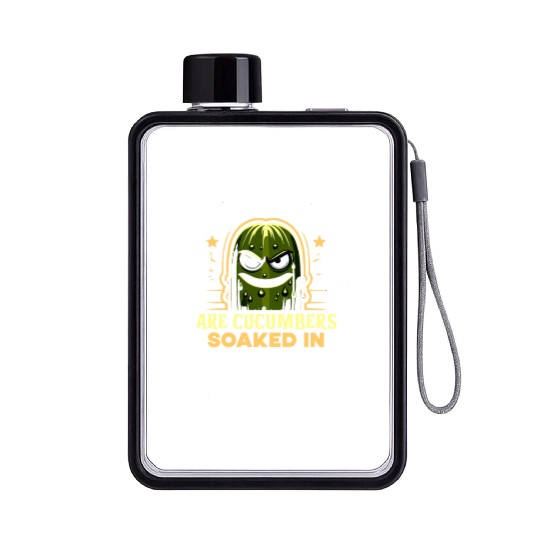 Pickle Lover Funny Pickle Dill pickle Pickled Flat Water Bottles