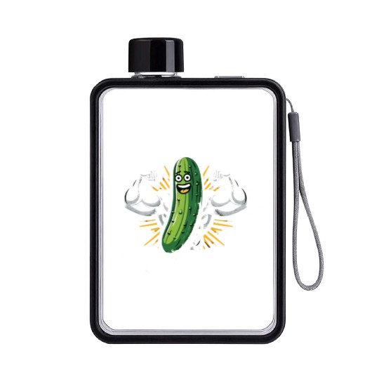 Pickle Lover Funny Pickle Dill pickle Pickled Flat Water Bottles