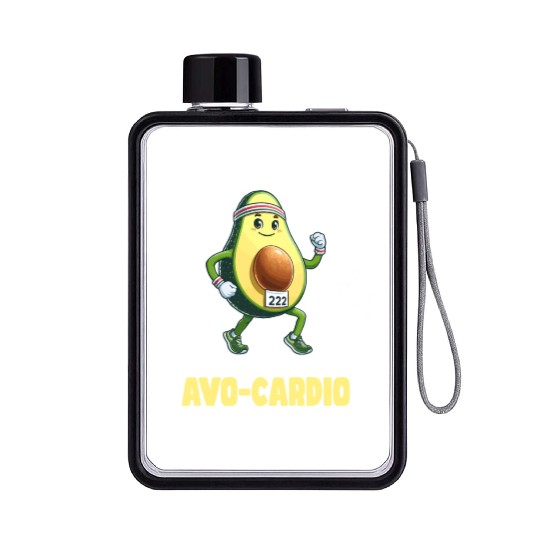 All About That Avo-Cardio Fun Run Flat Water Bottles