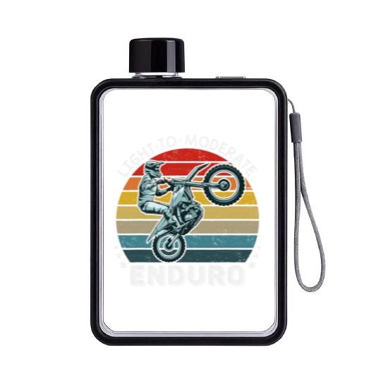Motorcycle Adventure Rider Light To Moderate Flat Water Bottles