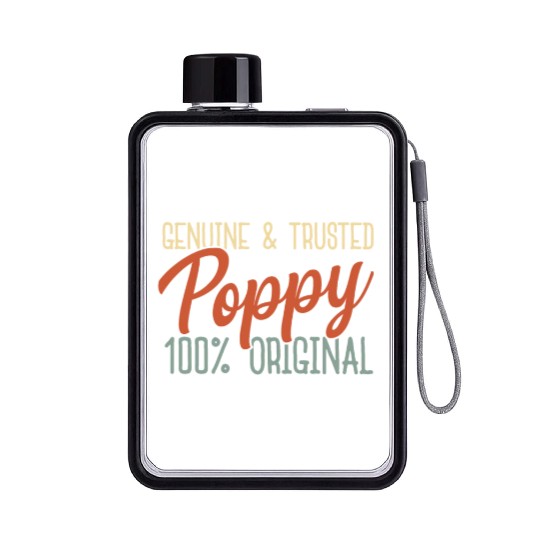Poppy Genuine Trusted Original Flat Water Bottles