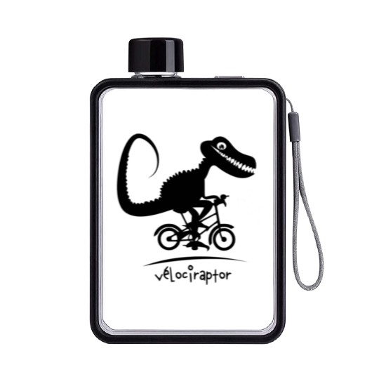 VELOCIRAPTOR Flat Water Bottles