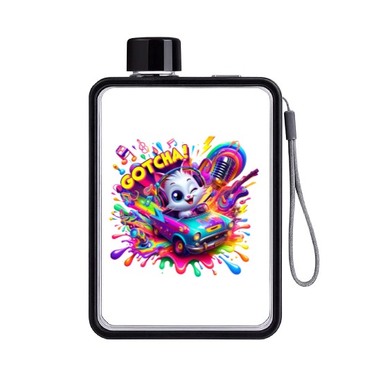 Galactic Vibes: Plosion of Splashes - GoTcha! Flat Water Bottles
