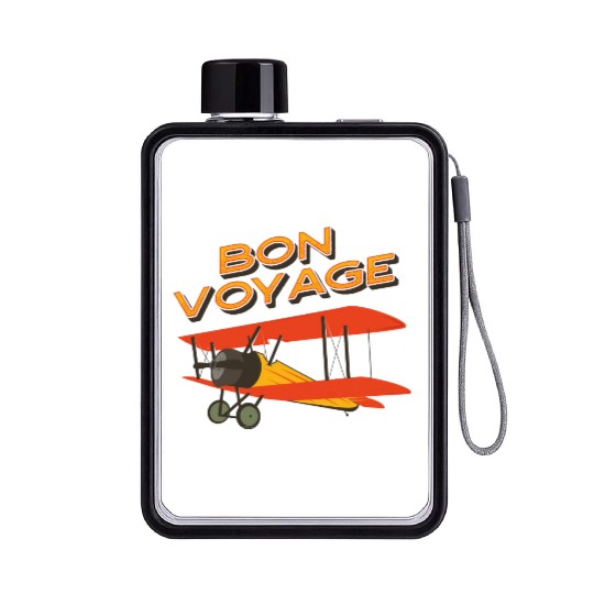 Bon Voyage Flat Water Bottles