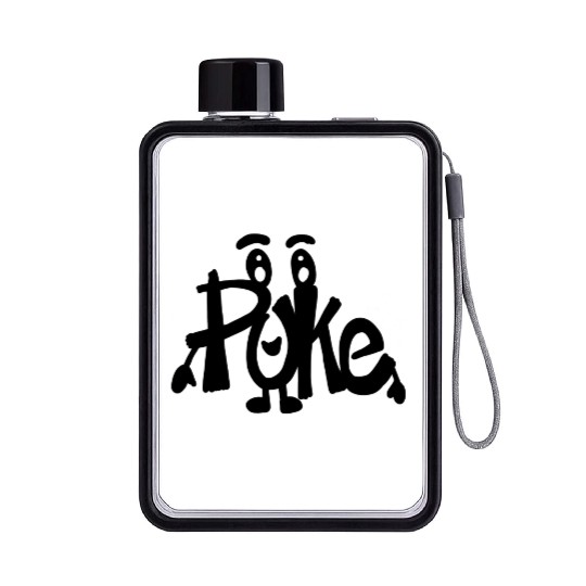 Poke Flat Water Bottles