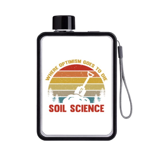 Soil Scientist Agriculture Geologist Pedology Flat Water Bottles
