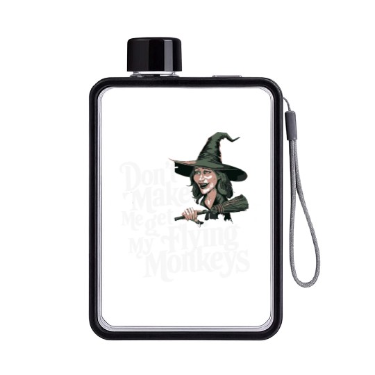 Wicked Witch Flying Monkeys Flat Water Bottles