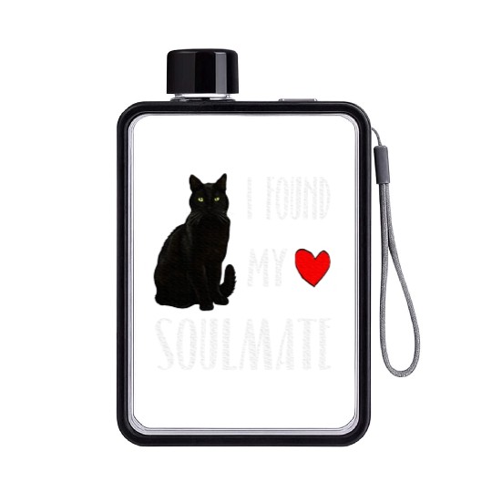 I Found My Soulmate Bombay Cat Lover Best Friend Flat Water Bottles