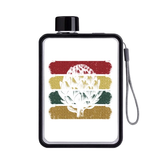 Artichoke Vegetable Lover Vegan Style Flat Water Bottles
