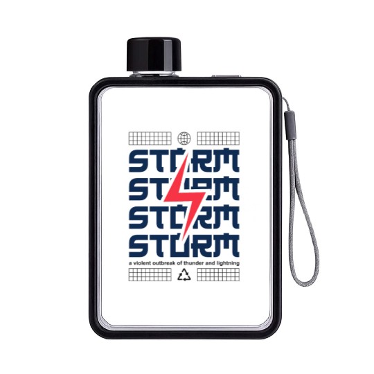 Storm Flat Water Bottles