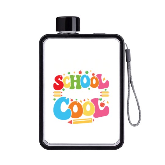 Back to School Back to Cool Flat Water Bottles