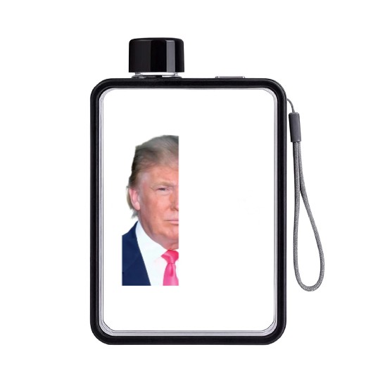I'm Voting For The Convicted Felon Funny Pro Trump Flat Water Bottles