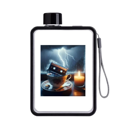 A Teacup in a Storm Flat Water Bottles