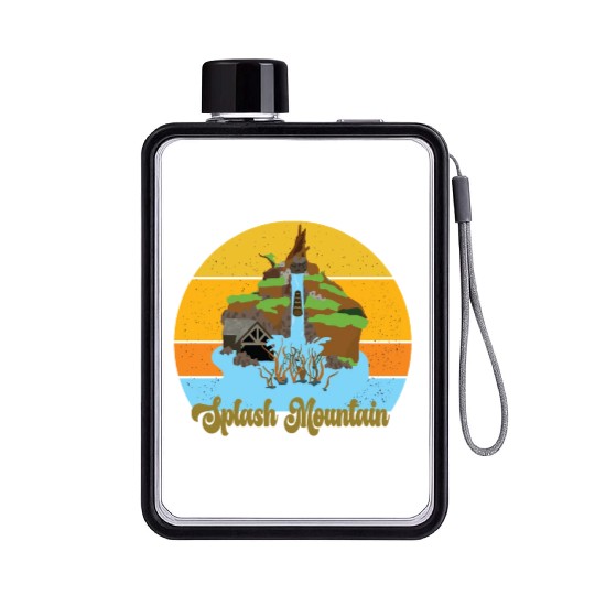 Splash Mountain Flat Water Bottles