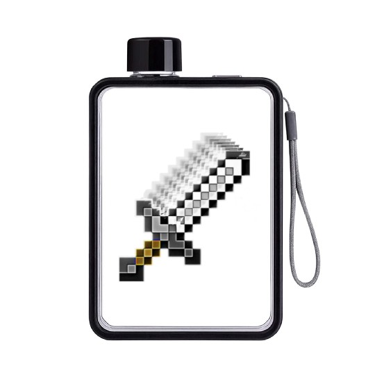 Video Game Sword Clothing Accessories Flat Water Bottles