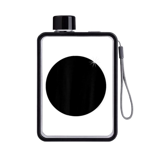 Eclipse Solar System Clothing Science Flat Water Bottles