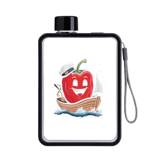 Bell Pepper Sailing Flat Water Bottles