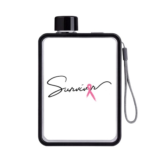 National Cancer Survivor Day First Sunday Flat Water Bottles