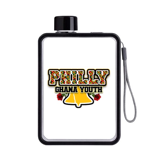 Philly Ghana Youth Bell Rose Flat Water Bottles