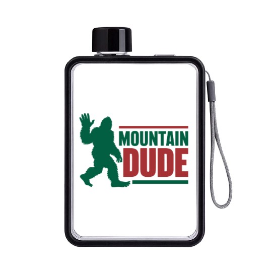 Mountain Dude Flat Water Bottles
