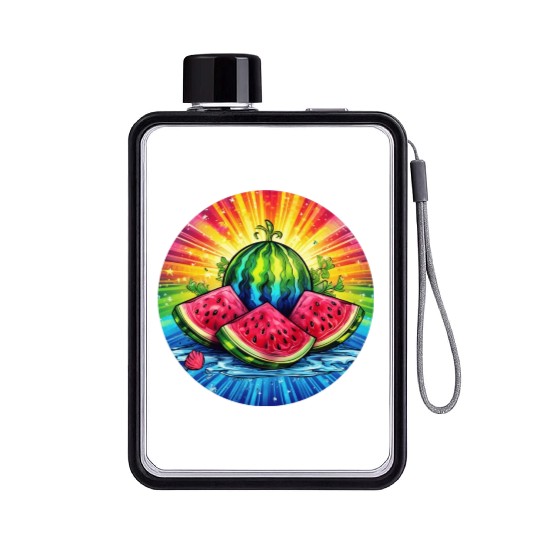 LGBTQ Melon Flat Water Bottles