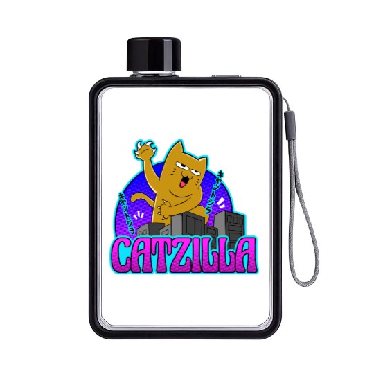 catzilla Flat Water Bottles