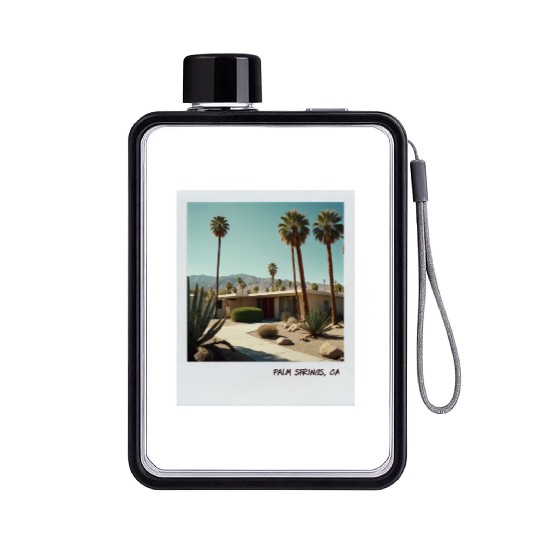 Mono Enterprises "Travels" Palm Springs #1 Flat Water Bottles