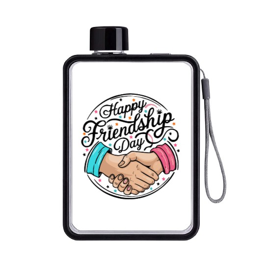 Ideal Friendship Day Gifts: Spread Joy & Happiness Flat Water Bottles
