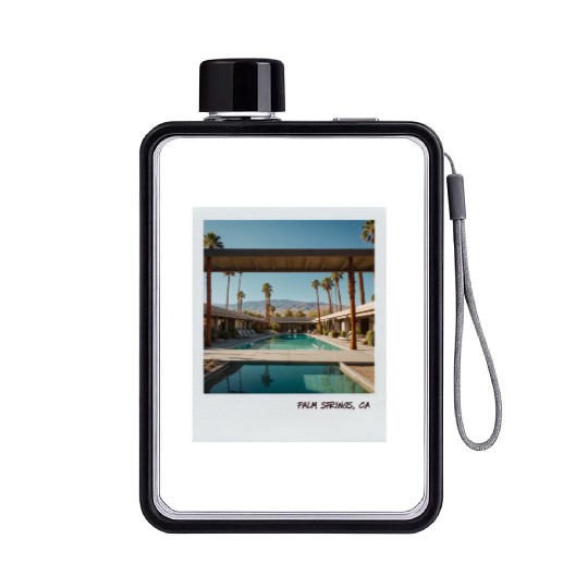 Mono Enterprises "Travels" Palm Springs #4 Flat Water Bottles