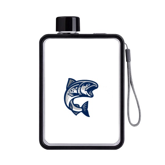 I Like Deep Sea Fishing And Maybe 3 People Flat Water Bottles