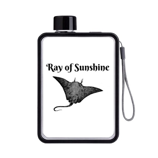 Ray of Sunshine Flat Water Bottles