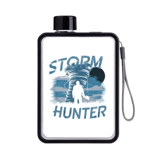 Tornado Chasing Adventures: Embrace Nature's Fury Flat Water Bottles
