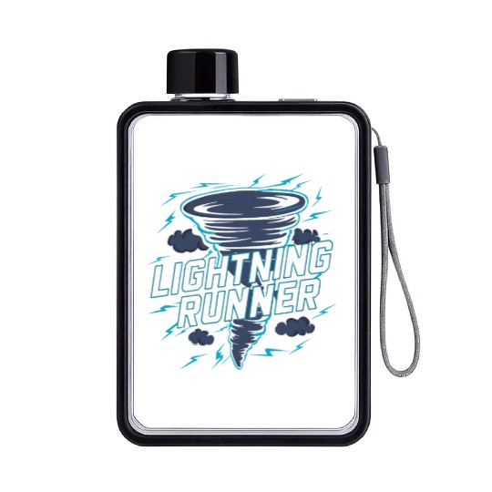 Tornado Chasing Adventures: Embrace Nature's Fury Flat Water Bottles