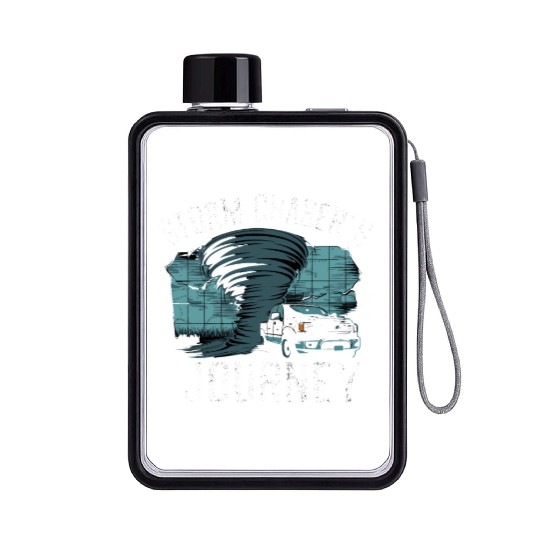 Tornado Chasing Adventures: Embrace Nature's Fury Flat Water Bottles