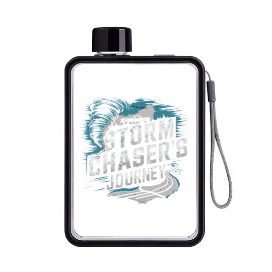Tornado Chasing Adventures: Embrace Nature's Fury Flat Water Bottles