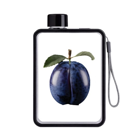 Blackberry Realistic Flat Water Bottles