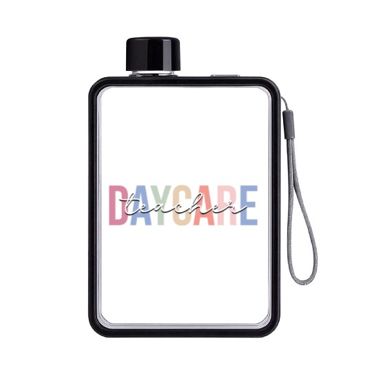 Daycare Teacher Daycare Provider Childcare Flat Water Bottles