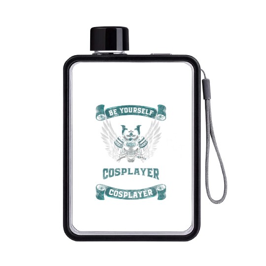 Cosplay Hobby Passion Chibi Flat Water Bottles