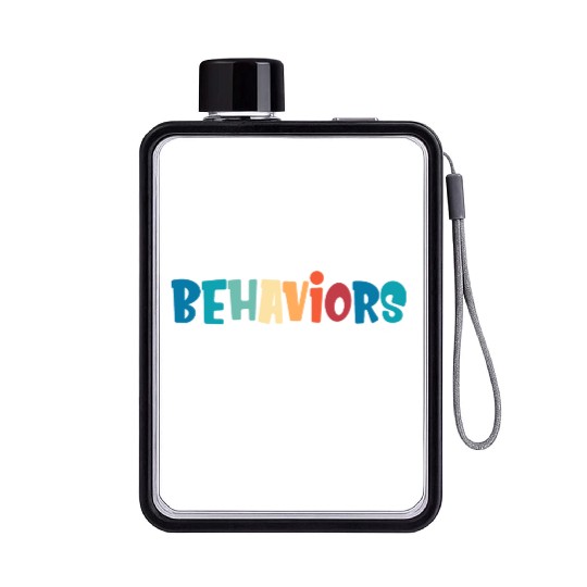 Behaviors That's What I Do Analyst Neurodiversity Flat Water Bottles