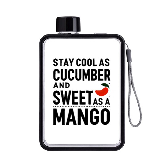 mango Flat Water Bottles