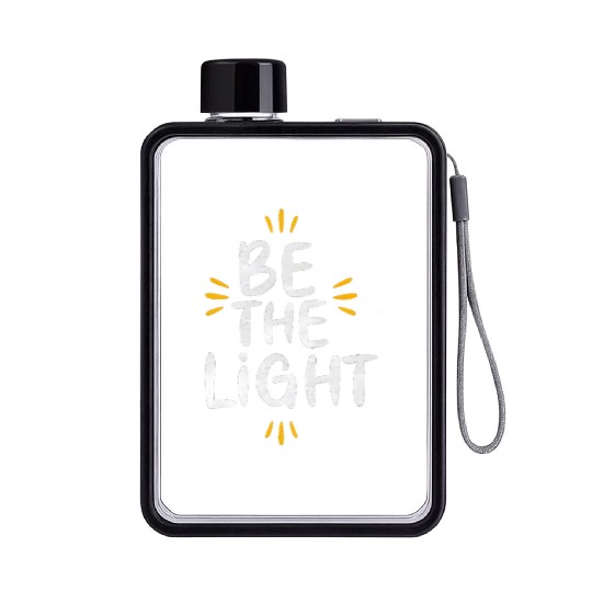 Be the light 2 Flat Water Bottles